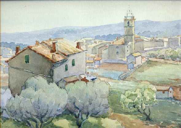 Le village par F.Ferrer