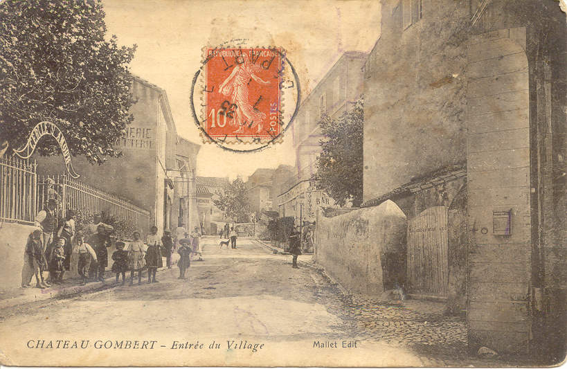 Entrée de Chateau-Gombert, l'entrée du village